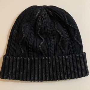 Free People Washed Black Beanie